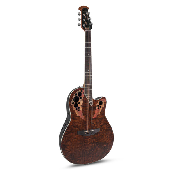 Ovation CE-48P-TGE-G Celebrity Elite Plus Electro Acoustic Guitar, Brown 
