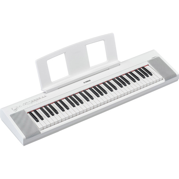Yamaha NP-15 Piaggero 61 Key Digital Piano, White 