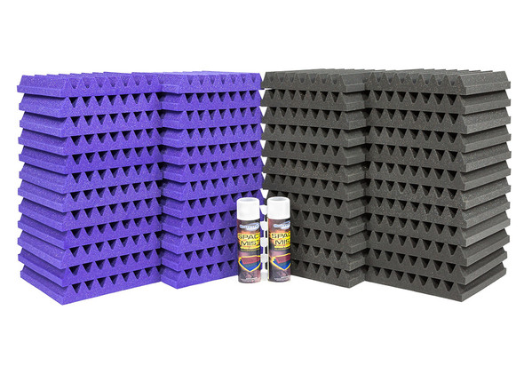 Universal Acoustics Pluto-2 Room Kit, Charcoal/Purple 