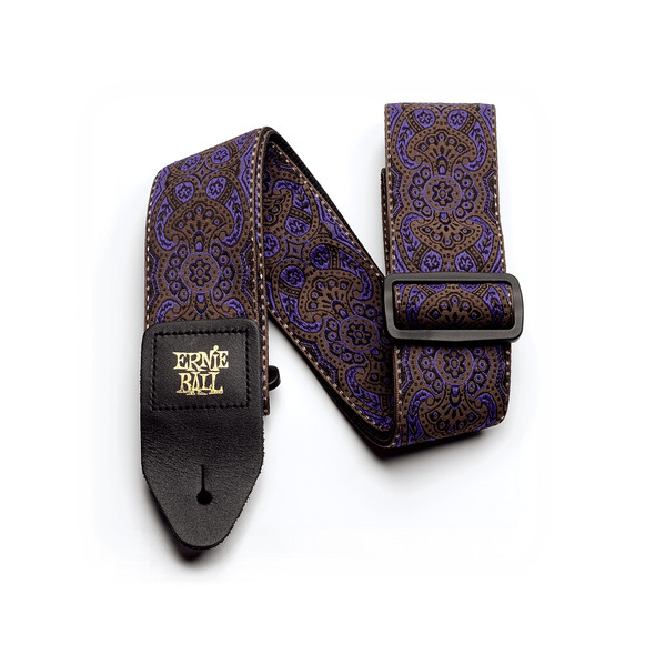 Ernie Ball Jacquard Purple Paisley Guitar Strap 