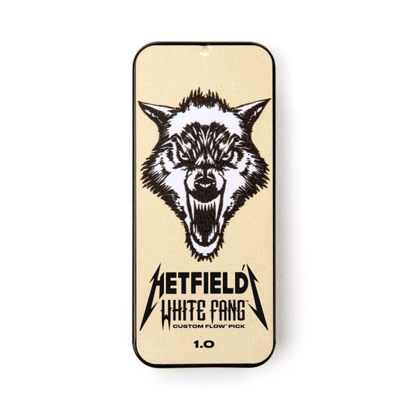 Dunlop Picks Hetfield's White Fang Custom Flow 1.0mm Picks - Tin of 6 