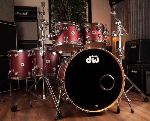 DW Collectors Series Maple Shell Pack in Cherry Satin Oil (pre-owned)