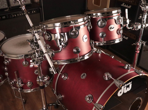 DW Collectors Series Maple Shell Pack in Cherry Satin Oil (pre-owned)