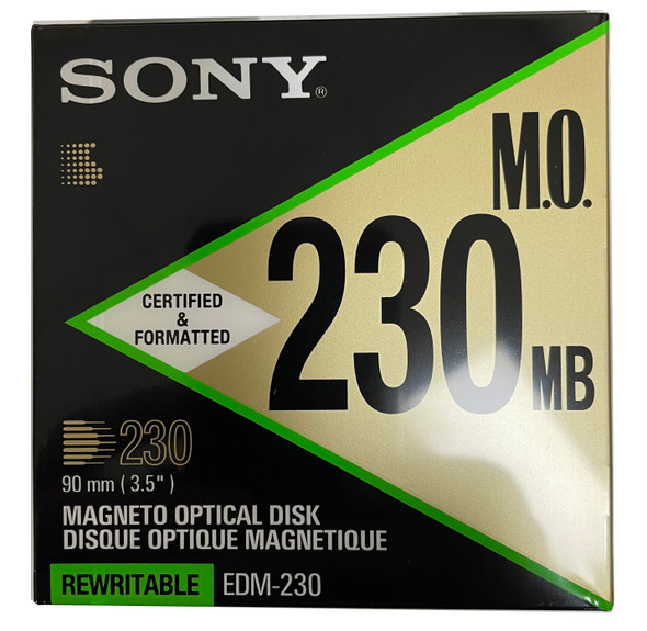 Sony EDM-230 230Mb Magneto Optical Disk 