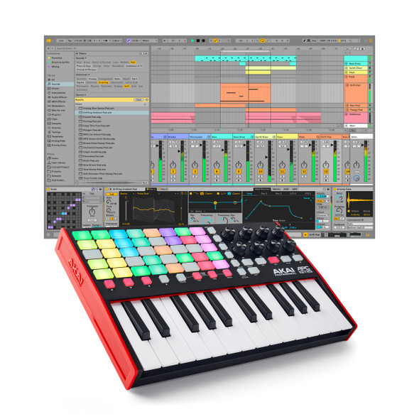 Ableton Live 12 Standard with Akai Professional APC Key 25 MK II Bundle 