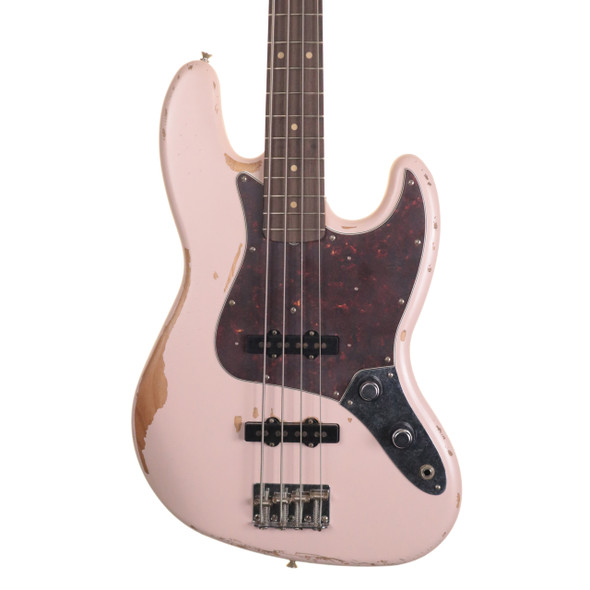 Fender Flea Jazz Bass Roadworn, Shell Pink  (ex-display)