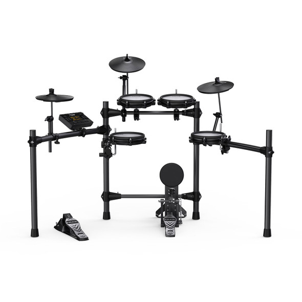 NUX DM-210 Mesh Electronic Drum Kit Bundle 