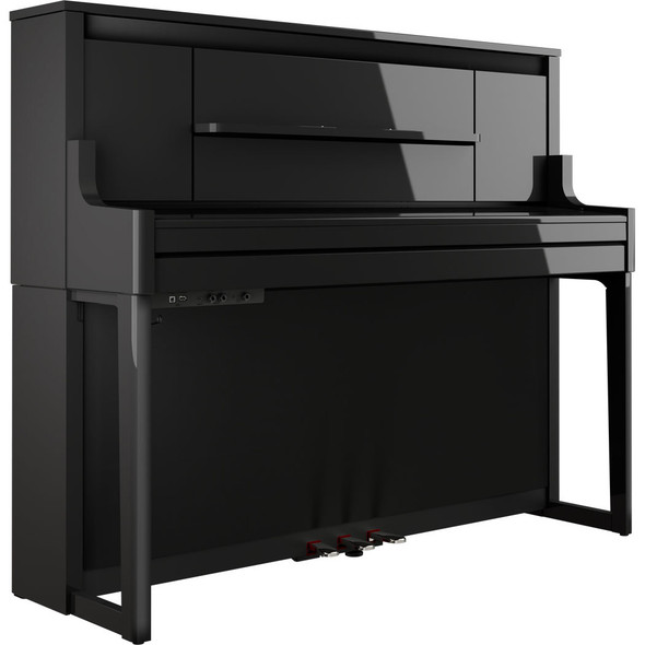 Roland LX-9-PE Flagship Upright Digital Piano, Polished Ebony 