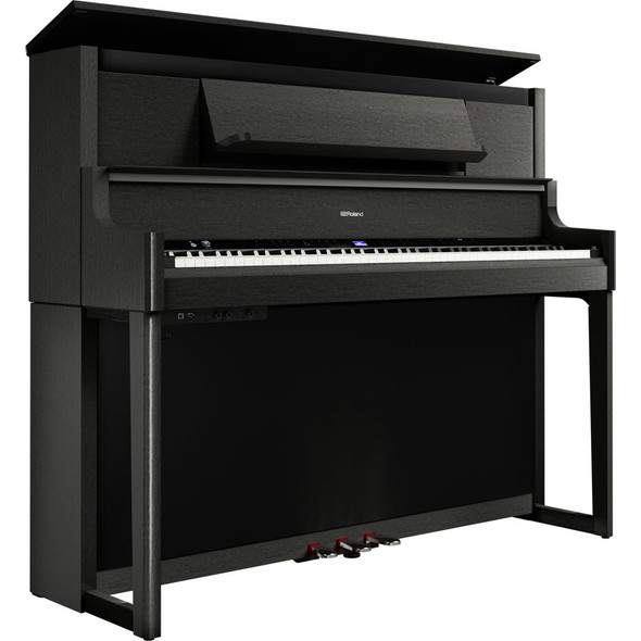 Roland LX-9-CH Flagship Upright Digital Piano, Charcoal Black 