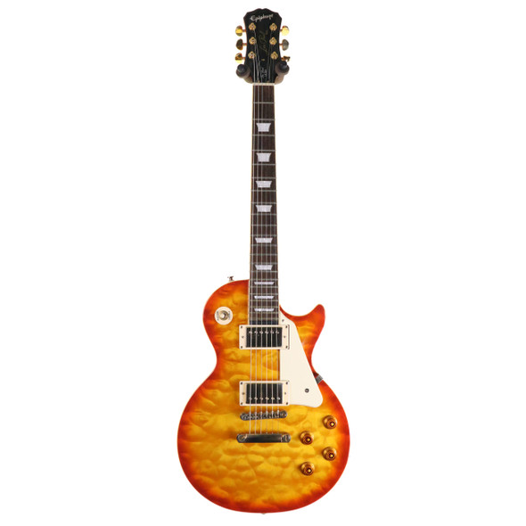 Epiphone Les Paul Ultra Electric Guitar, Quilted Heritage Cherry Sunburst (pre-owned)