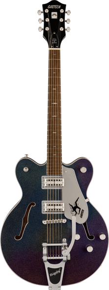 Gretsch Electromatic John Gourley Broadkaster Electric Guitar, Iridescent Black  (b-stock)