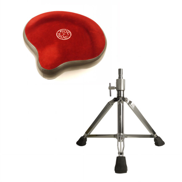 Roc N Soc Saddle Drum Throne Complete, Red 