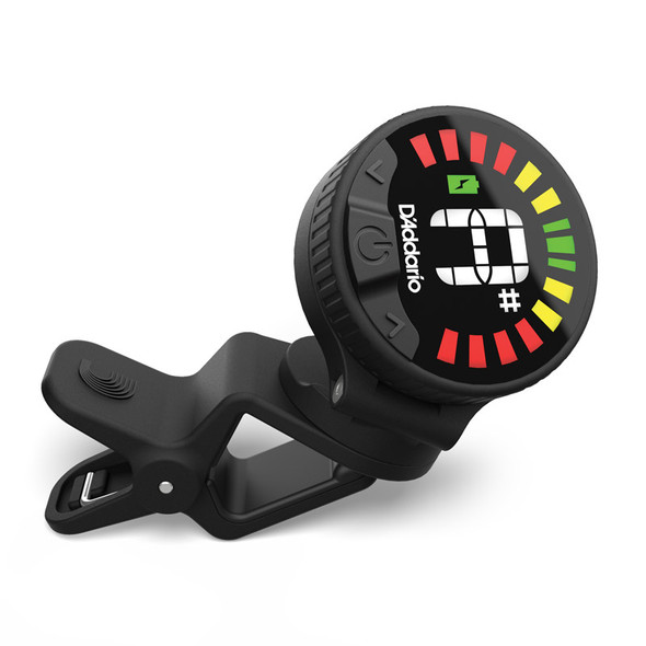 D'Addario Nexxus 360 Rechargeable Clip-On Tuner, Black  (as new)