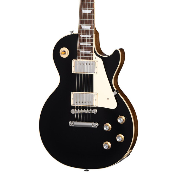 Gibson Les Paul Standard 60s Plain Top Electric Guitar, Ebony 