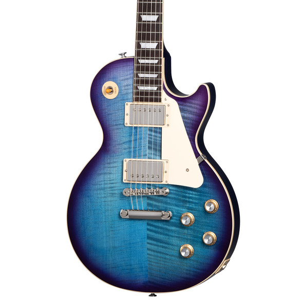 Gibson Les Paul Standard 60s Figured Top Electric Guitar, Blueberry Burst 