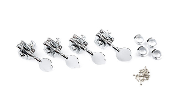 Fender Standard-Highway One Series Bass Tuning Machines, Chrome (4) 