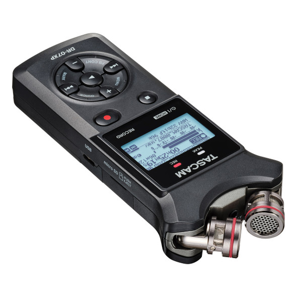 Tascam DR-07XP Stereo Handheld Digital Audio Recorder and USB Audio Interface 
