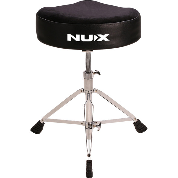 NUX Saddle-Style Drum Throne, Spiral Base  (ex-display)