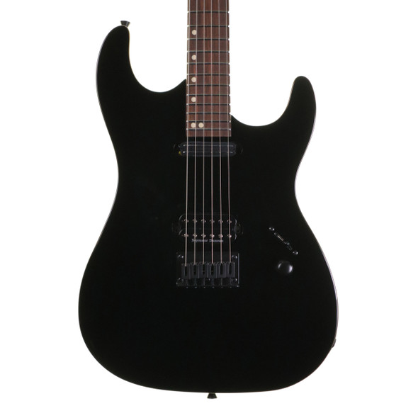 Jet JS-700 Electric Guitar, Black Gloss with Seymour Duncan Double Distortion Humbucker 