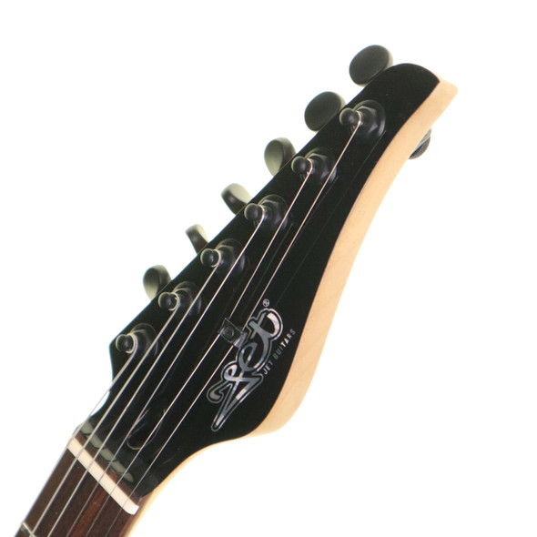 Jet JS-700 Electric Guitar, Black Gloss with Seymour Duncan Double Distortion Humbucker 