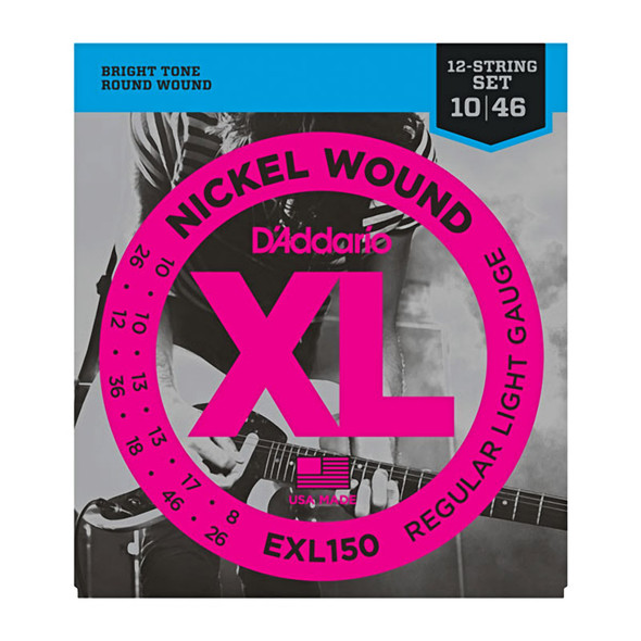 D'Addario EXL110 Nickel Wound Electric Guitar Strings, Regular