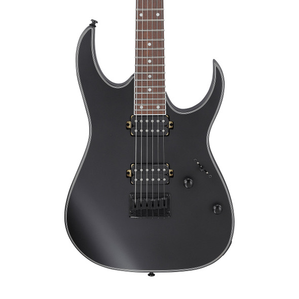 Ibanez GRG121DX-BKF GIO RG Series Electric Guitar, Black Flat
