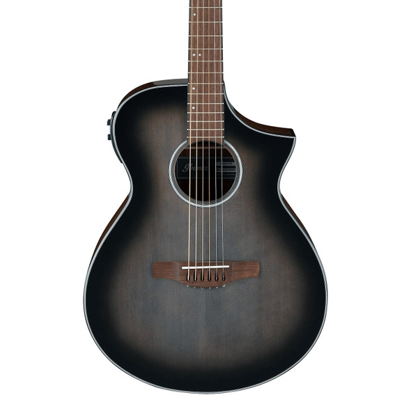Ibanez AEWC400-TKS Electro-Acoustic Guitar, Transparent Black