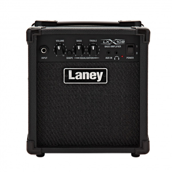 Laney LX15B-RED Bass Guitar Practice Amplifier, Red - Absolute Music
