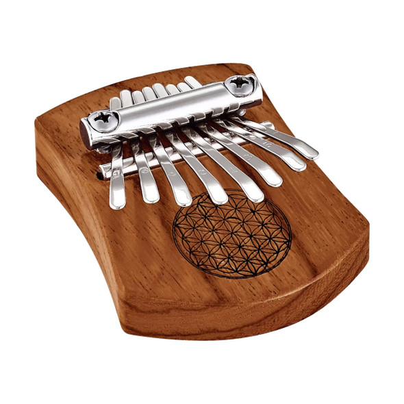 Meinl Sonic Energy Mini Kalimba, C Major, Tree of Life Design, Red Zebrawood 
