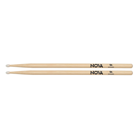 Vic Firth Nova 5A Drumsticks, Nylon Tip  