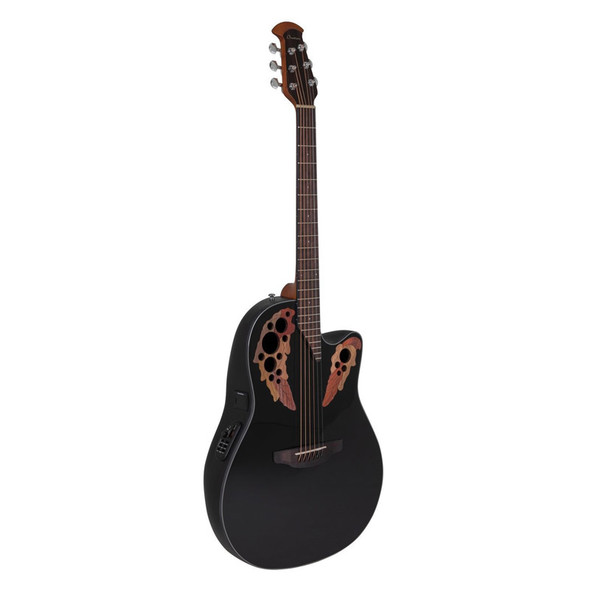 Ovation 1868TX-5 Electro-Acoustic Guitar, Black Textured