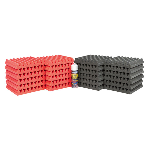 Universal Acoustics Pluto-1 Room Kit, Charcoal/Red 