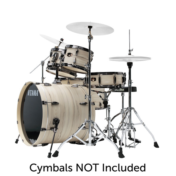 Tama Imperialstar 6pc Shell Pack with Hardware, White Birch Wrap 