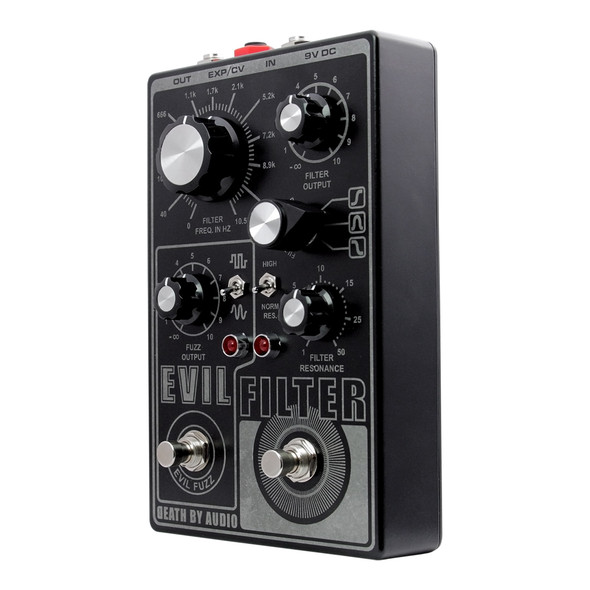 Death By Audio Evil Filter Psycho Filter with Switchable Fuzz Pedal 