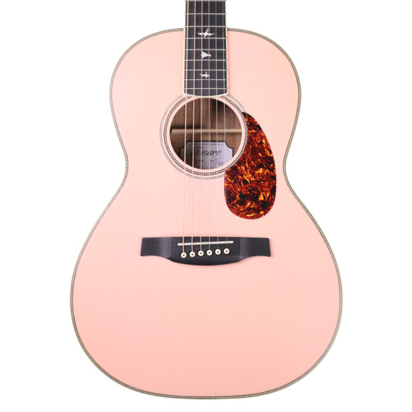 PRS SE P20E Tonare Parlour Electro Acoustic Guitar, Lotus Pink with Gig Bag (pre-owned)