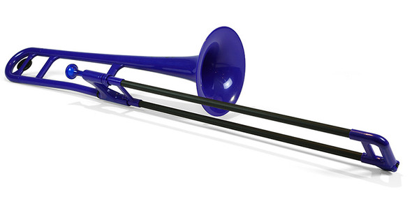 pBone Plastic Trombone, includes Bag & Mouthpiece, Blue 