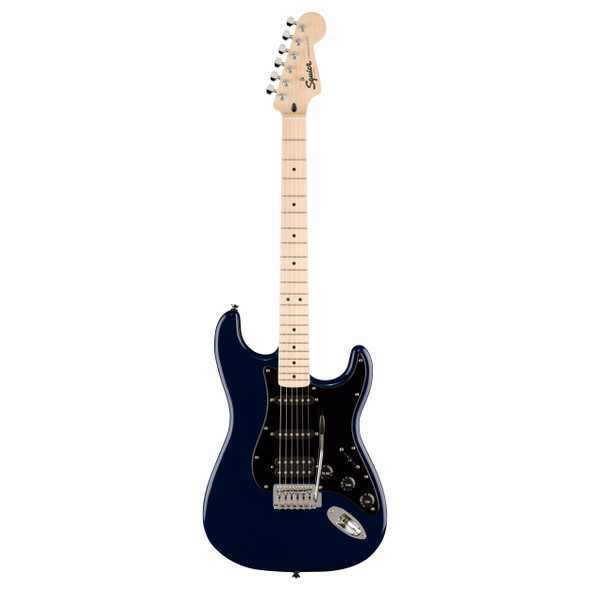 Fender Squier Sonic Stratocaster HSS Electric Guitar, Midnight Blue, Maple 