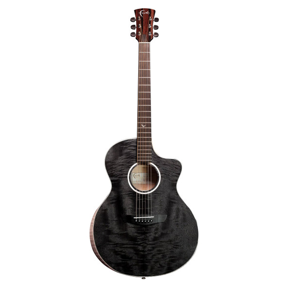Faith FX Series Neptune Cutaway Electro Acoustic Guitar, Moondust Grey 