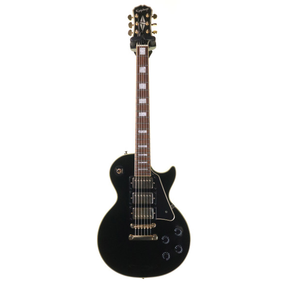 Epiphone Les Paul Custom Black Beauty Electric Guitar, with Case (pre-owned)