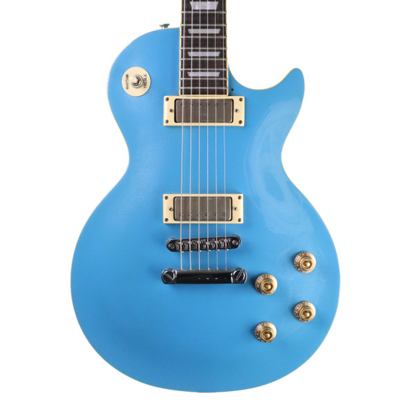 Epiphone Limited Edition Les Paul Deluxe Electric Guitar, Light Blue with Case (pre-owned)