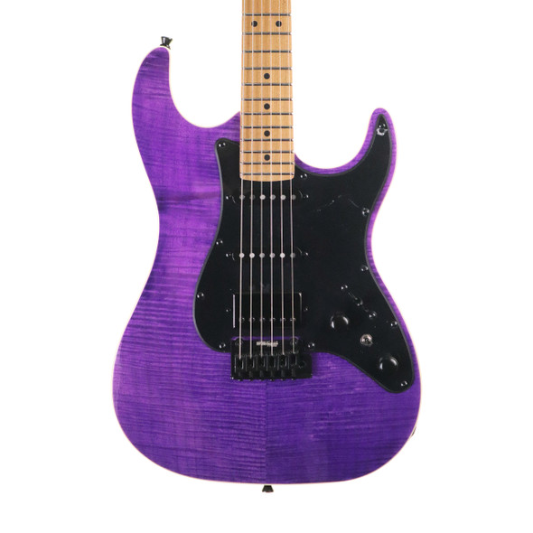 Jet JS 600 TPP Electric Guitar, Transparent Purple 