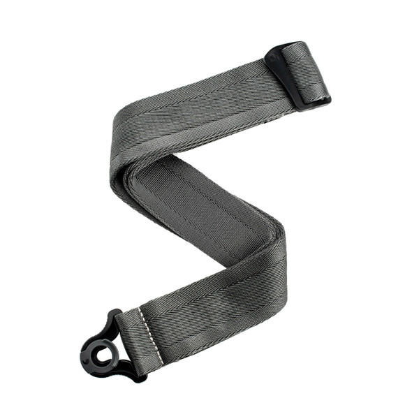D'Addario Auto Lock Guitar Strap, Metal Grey 
