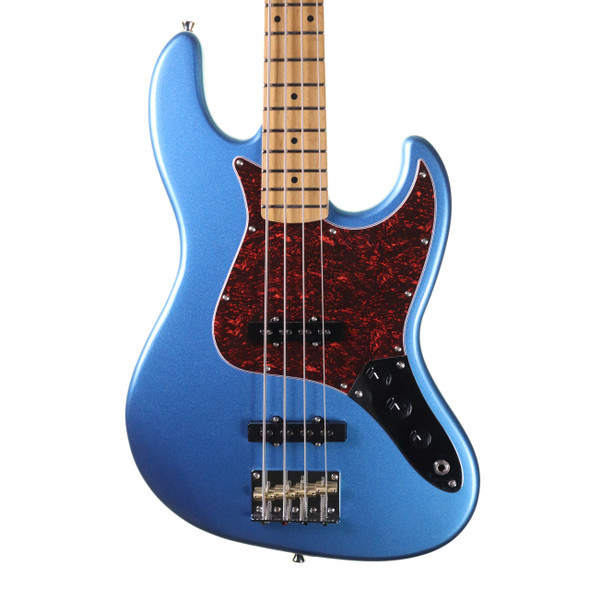 Jet JJB-300 LPB Electric Bass Guitar, Lake Blue 