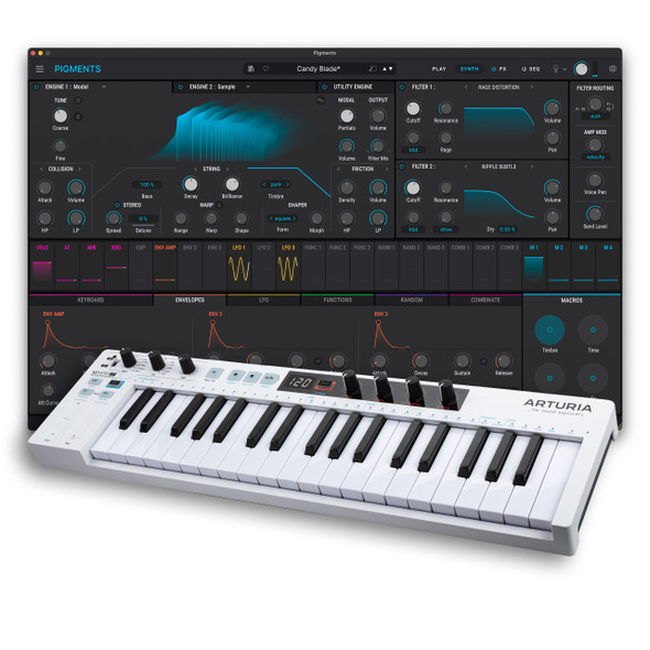 Arturia Keystep 37 Controller with Pigments 7 Software 
