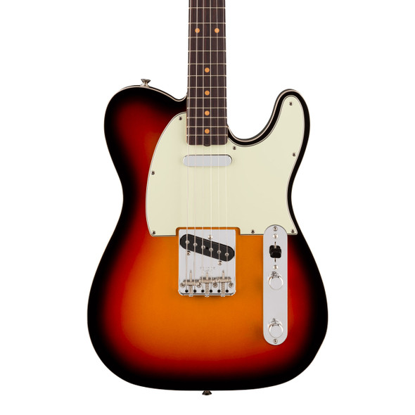 Fender Ltd Edition Vintera III Early 60s Custom Telecaster Electric Guitar, 3-Color Sunburst, Rosewood 