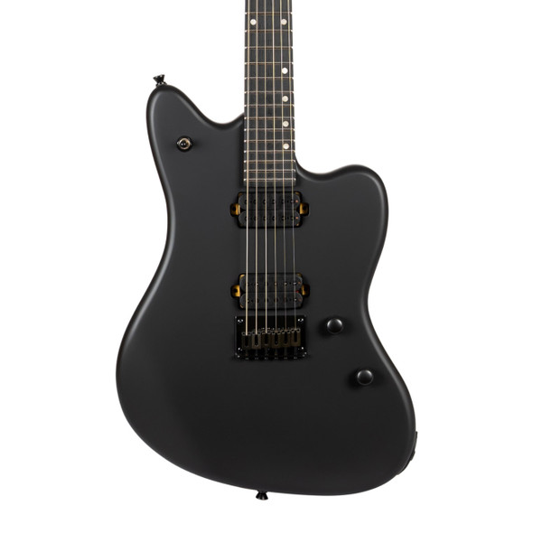 Spira J-400 MBK Electric Guitar, Satin Black 
