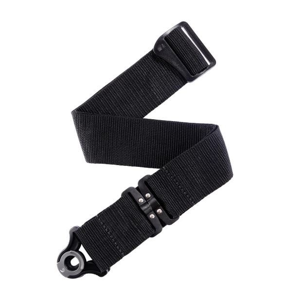 D'Addario Auto Lock Swivel Polypro Guitar Strap, Black 
