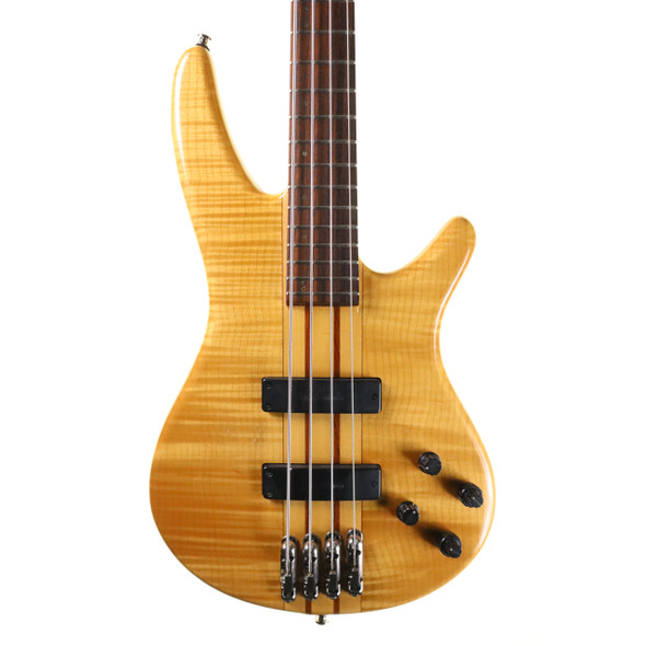 Ibanez SR1000-EFM Active Electric Bass Guitar, Natural Flame (pre-owned)