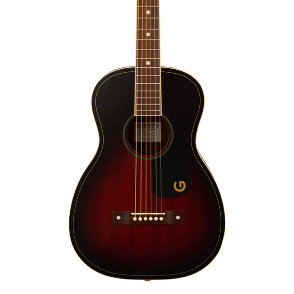 Gretsch Jim Dandy Parlor Acoustic Guitar, Deep Cherry Burst 