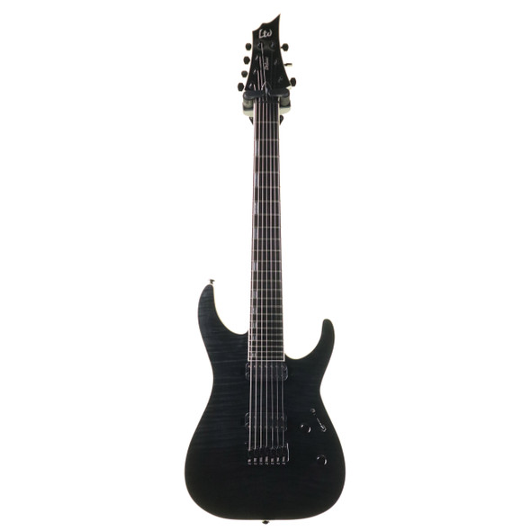 ESP LTD H-1007 Deluxe 7 String Electric Guitar See Thru Black (pre-owned)
